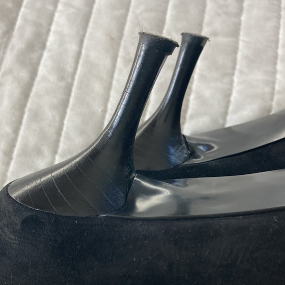 Nine West Black velvet heels - Picture 4 of 6